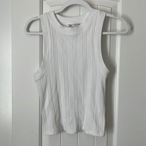 Zara white tank